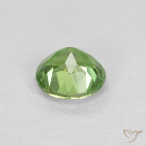 Rupina de grãos verde vivo Natural 0.16ct, Redondo, VVS-VS