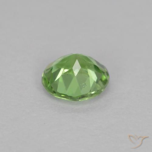 Rupina de grãos Luz verde Natural 0.13ct, Redondo, VS