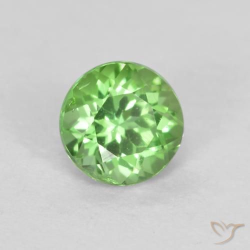 Rupina de grãos Luz verde Natural 0.23ct, Redondo, VS
