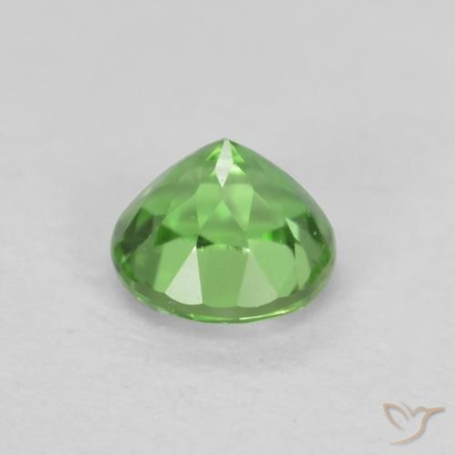 Rupina de grãos Luz verde Natural 0.23ct, Redondo, VS