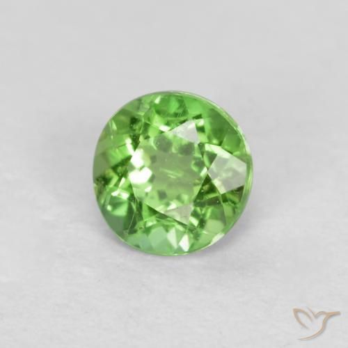 Rupina de grãos Luz verde Natural 0.17ct, Redondo, VS
