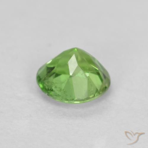 Rupina de grãos Verde médio Natural 0.19ct, Redondo, SI