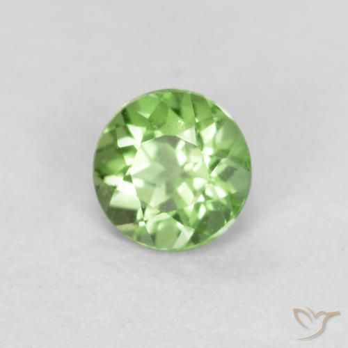 Rupina de grãos Verde médio Natural 0.16ct, Redondo, VS
