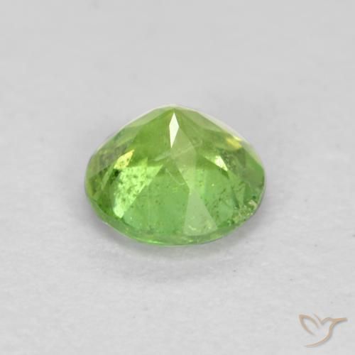 Rupina de grãos verde vivo Natural 0.21ct, Redondo, SI