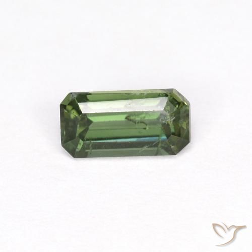 0.48ct Natural Verde médio Rupina de grãos, Corte Esmeralda, VS-SI