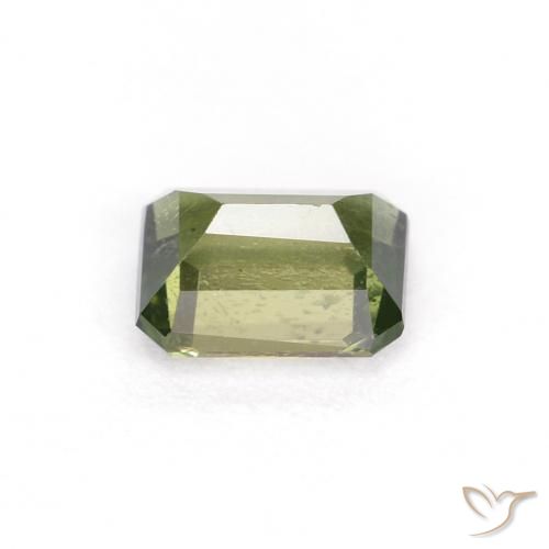 Rupina de grãos Verde acastanhado Natural 0.41ct, Corte Octógono / Esmeralda, VS