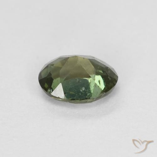 Rupina de grãos Verde Terroso Natural 0.31ct, oval, VS-SI