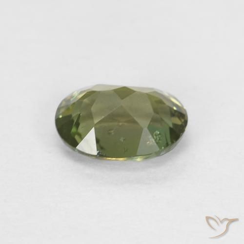 Rupina de grãos Terra Profunda Verde Natural 0.38ct, oval, VS