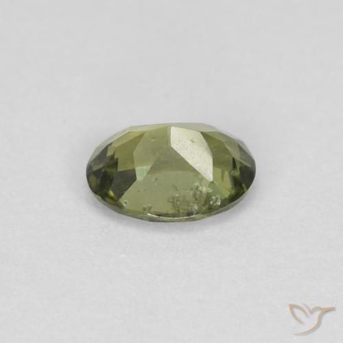 Rupina de grãos Verde Floresta Quente Natural 0.33ct, oval, VS-SI
