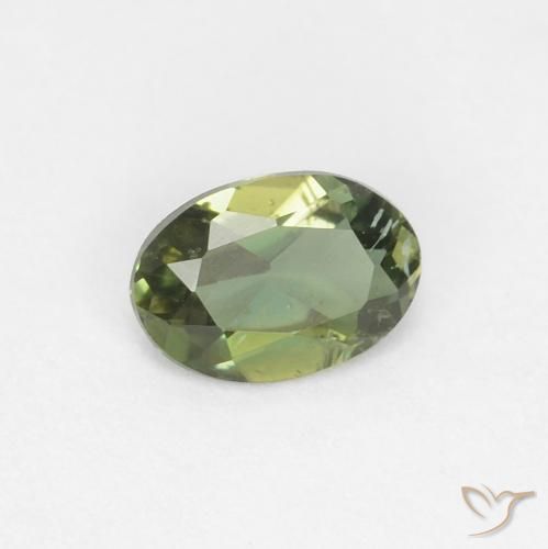Rupina de grãos verde escuro Natural 0.33ct, oval, VS-SI