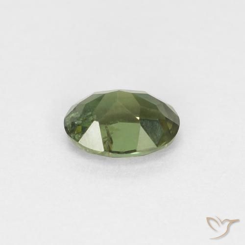 Rupina de grãos Verde floresta Natural 0.28ct, oval, VS-SI