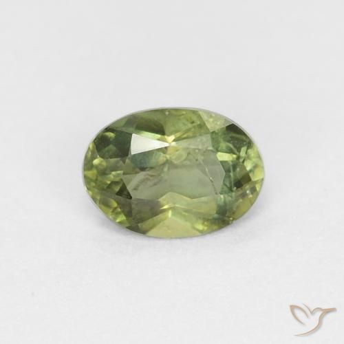 0.33ct Natural verde quente Rupina de grãos, oval, VS-SI