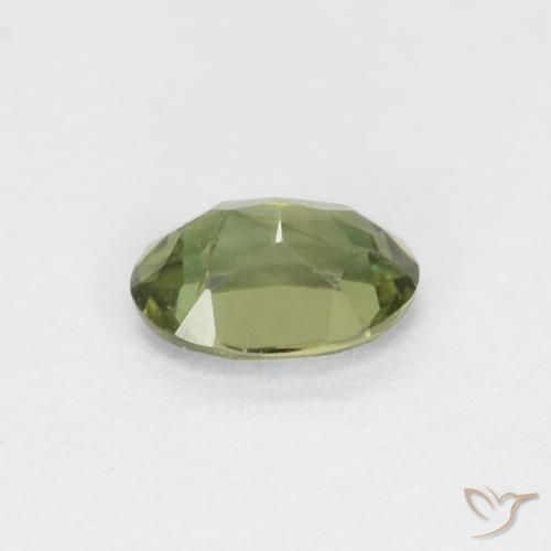 Rupina de grãos verde quente Natural 0.33ct, oval, VS-SI