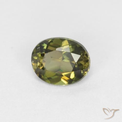 Rupina de grãos Medium Dark-Green Natural 0.36ct, oval, VVS