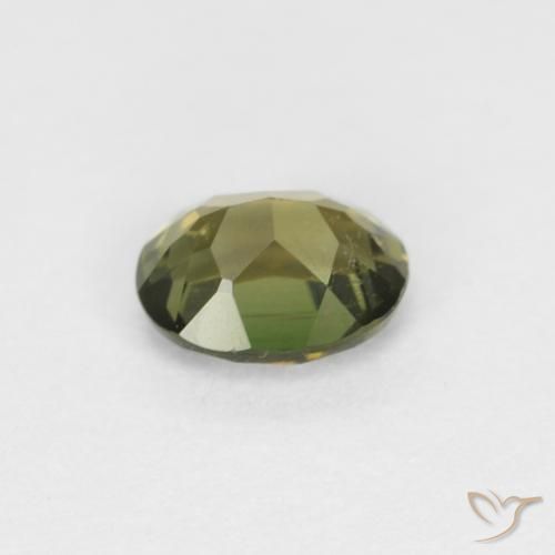Rupina de grãos Medium Dark-Green Natural 0.36ct, oval, VVS