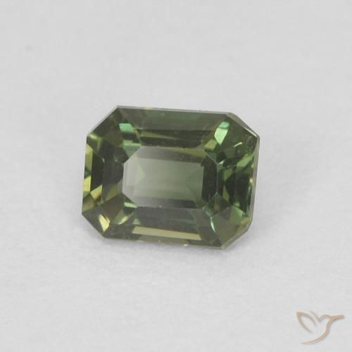 Rupina de grãos Medium Dark-Green Natural 0.25ct, Corte Octógono / Esmeralda, VVS