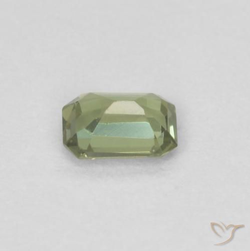 Rupina de grãos Verde Floresta Quente Natural 0.18ct, Corte Octógono / Esmeralda, VVS-VS