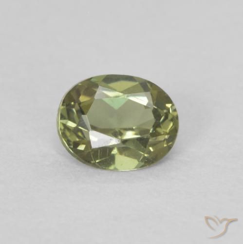 0.25ct Natural Verde Floresta Quente Rupina de grãos, oval, VVS-VS