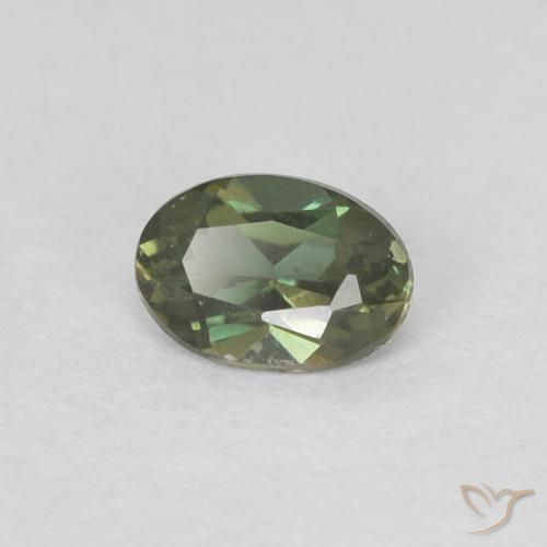Rupina de grãos Verde Dourado Natural 0.17ct, oval, VVS