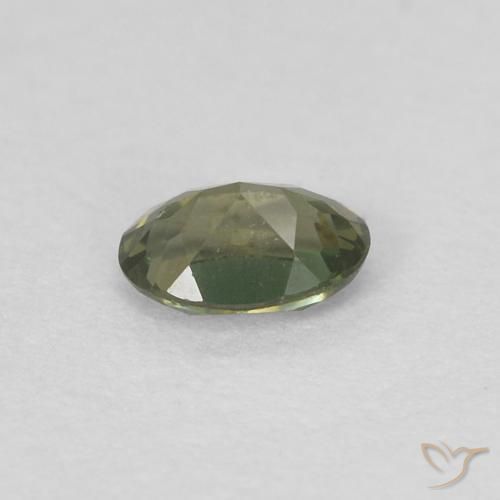 Rupina de grãos Verde Dourado Natural 0.17ct, oval, VVS