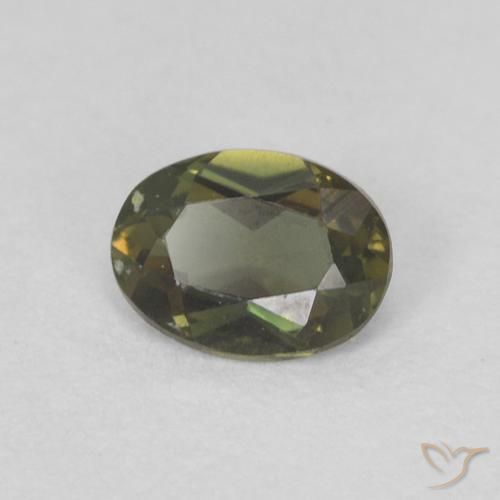 Rupina de grãos Verde amarelado Natural 0.25ct, oval, VVS