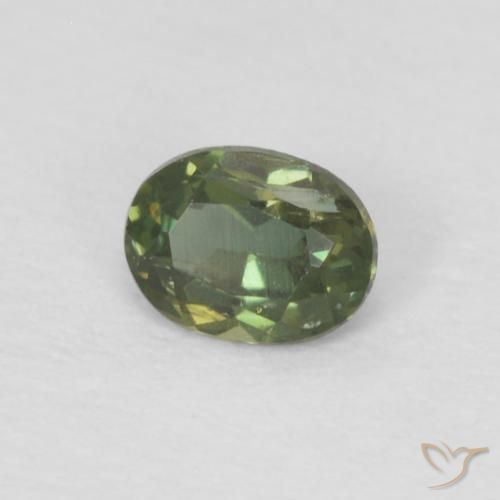 Rupina de grãos Medium Dark-Green Natural 0.16ct, oval, VS