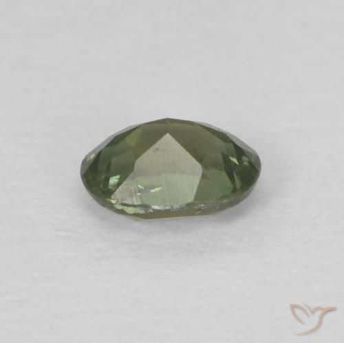 Rupina de grãos Medium Dark-Green Natural 0.16ct, oval, VS