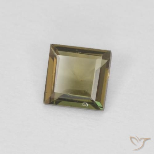 Rupina de grãos Terra Verde Natural 0.25ct, Quadrado, VS