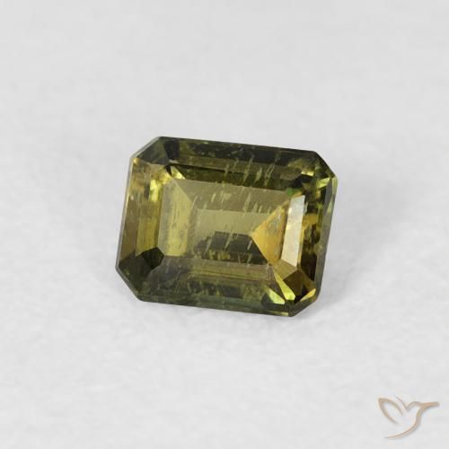 Rupina de grãos Luz verde Natural 0.39ct, Corte Octógono / Esmeralda, VS-SI