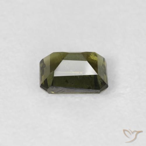 Rupina de grãos Luz verde Natural 0.39ct, Corte Octógono / Esmeralda, VS-SI