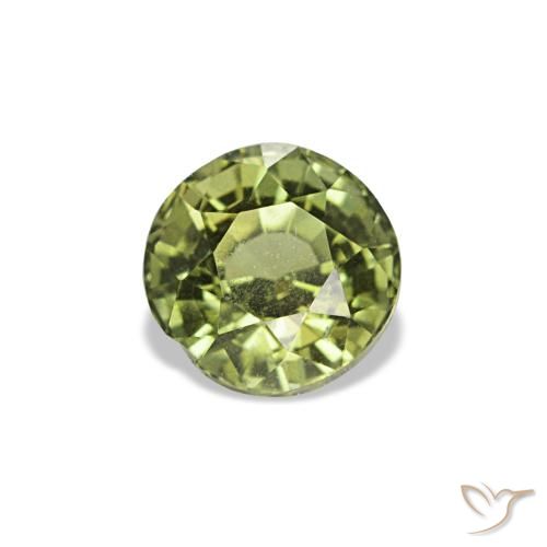 0.54ct verde kornerupina, redondo, VS-SI