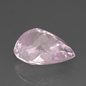 Kunzita Rosa Natural 18.85ct, Formato de pêra, VVS