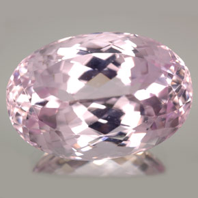 Kunzita rosa natural 32,28ct, corte oval, IF
