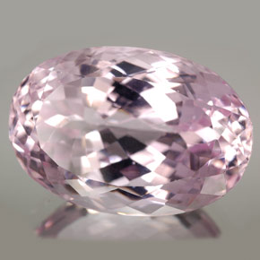 Kunzita rosa natural 32,28ct, corte oval, IF