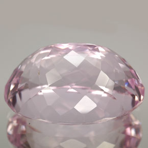 Kunzita rosa natural 32,28ct, corte oval, IF