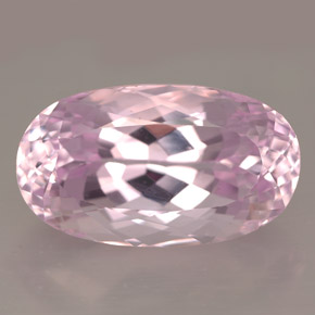 Kunzita rosa natural 15,10ct, corte oval, IF