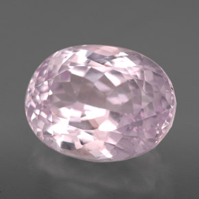 Kunzita rosa natural 7,53ct, corte oval, VVS-VS