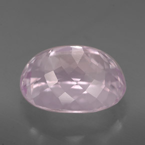 Kunzita rosa natural 7,53ct, corte oval, VVS-VS