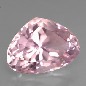 Kunzita rosa natural 9,34ct, forma extravagante, VVS