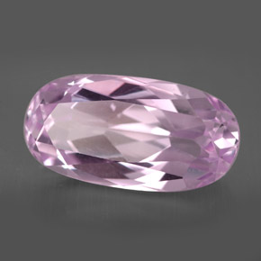 Kunzita rosa natural 9,00ct, corte oval, VVS-VS