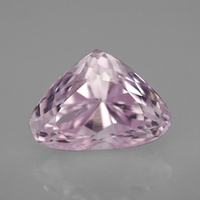 Kunzita rosa natural 6,92ct, trillion, VVS
