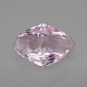 Kunzita rosa natural 6,92ct, trillion, VVS