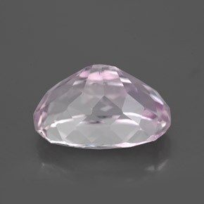 Kunzita rosa natural 6,89ct, corte oval, VS