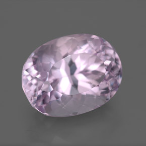 Kunzita rosa natural 8,65ct, corte oval, VS