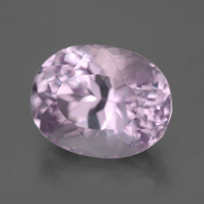 Kunzita rosa natural 8,65ct, corte oval, VS