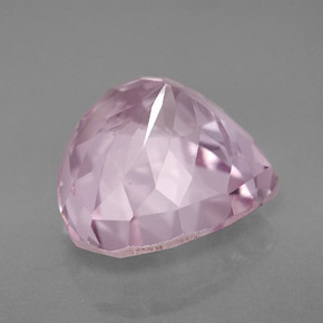 Kunzita rosa natural 12,07ct, formato de pêra, VS-SI