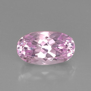 Kunzita rosa natural 9,10ct, corte oval, VVS