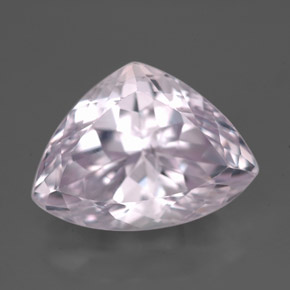 Kunzita rosa natural 8,02ct, trillion, VVS-VS