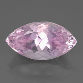 Kunzita rosa natural 8,39ct, marquise, VS-SI