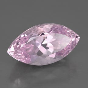 Kunzita rosa natural 8,39ct, marquise, VS-SI